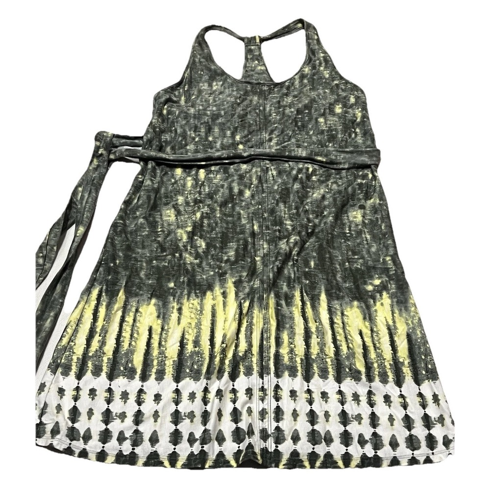 Patagonia Sz MED Dress Kiawah Island Green Tie-dye Lyocell / Organic Cotton